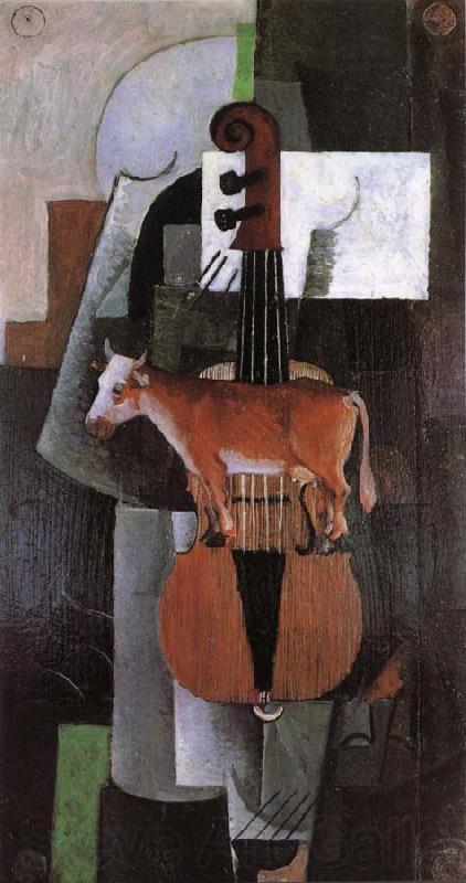 Kasimir Malevich Cow and fiddle